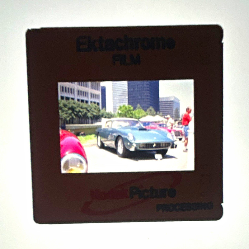 Ken Eberts Vintage 35mm Color Film Slide Car Show Automobile Cityscape