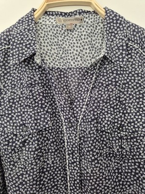 Sommer Damen Bluse, Größe 38 von Comma 100% Baumwolle mit Streublumenmuster
