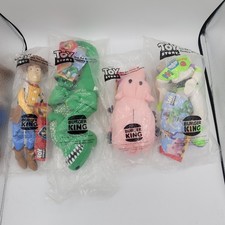 VTG Burger King Disney Pixar Toy Story Woody Buzz Hamm Rex Plush 1995