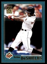 Delino DeShields 2001 Topps #451 Orioles MLB READ FREE SHIPPING AutographDen