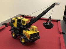 Jouet Ancien Camion Engin Chantier Camion Grue 49cm TONKA Années 80