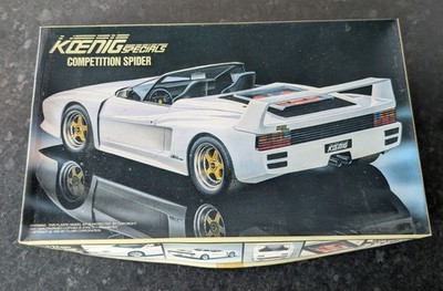 Fujimi 1/24 Ferrari Koenig Specials Competition Spider Model Kit - Warped Box 
