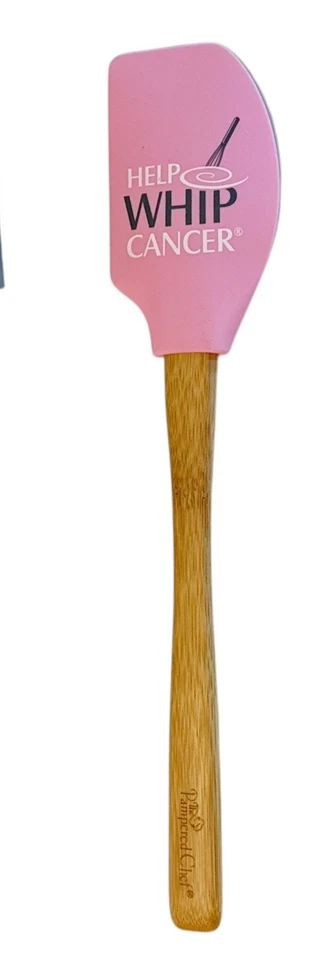 Lot of Pampered Chef Help Whip Cancer Spatula Mix N Chop 2583 Pink Gray NEW - Image 2 of 4