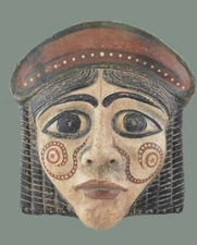 Kore Ancient Greek Woman theatrical mask quality artifact High quality Sculpture