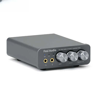 Mini Stereo Gaming USB C Audio Headphone Amplifier DAC AMP w Mic for PS5 Desktop