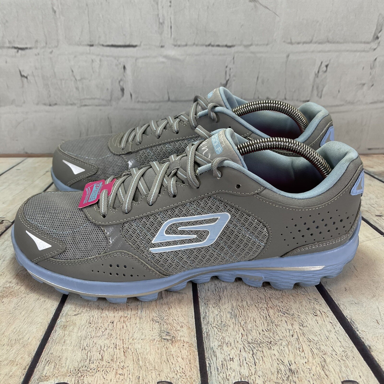 skechers go walk 2 silver