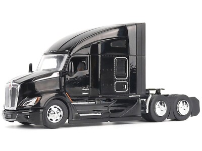 KENWORTH T680 HIGH ROOF SLEEPER CAB TRUCK BLACK 1/50 BY DIECAST