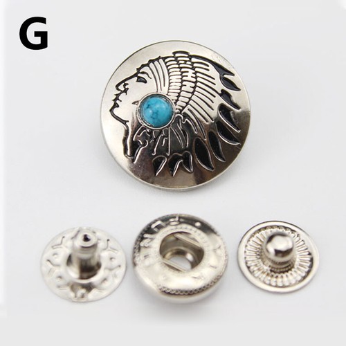 Fashion Copper Press Studs Snap Fasteners Button Garment DIY Sewing Accessories - Picture 19 of 30