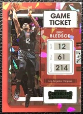 2021 Panini Contenders Eric Bledsoe Game Ticket Green Ice Fanatics Exclusive SP