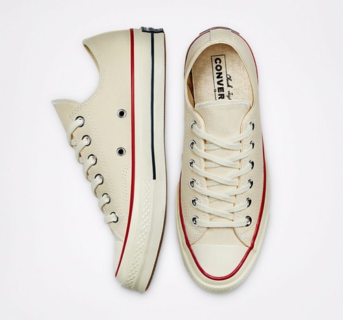 Parchment Beige Vintage Canvas Shoes 