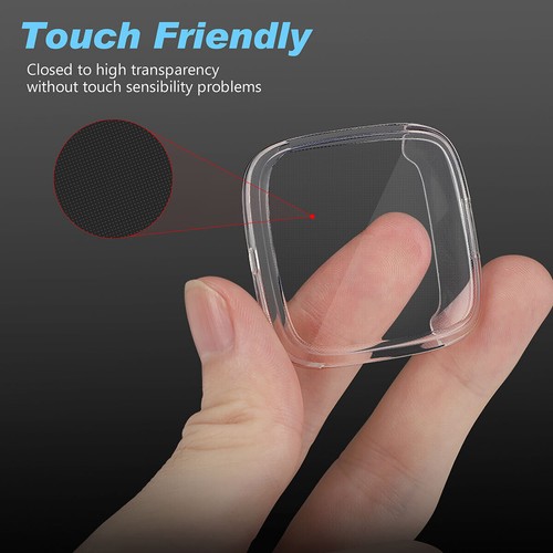 For Fitbit Versa 3 4 Sense Screen Protector Versa3 PC/TPU Case Shockproof Cover - Zdjęcie 78 z 178