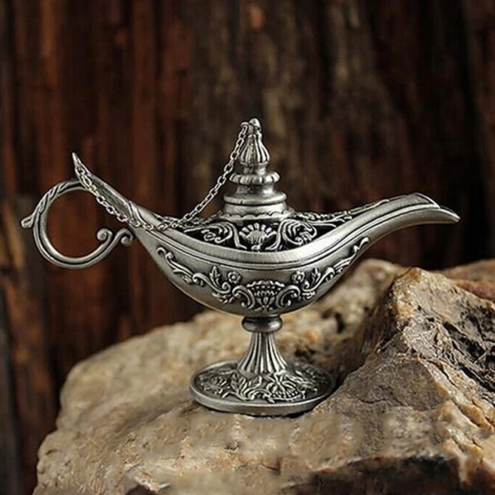 Hot Aladdin Magic Genie Light OiL Lamp Pot Aladdin Lamp Stunning DecoratioH u