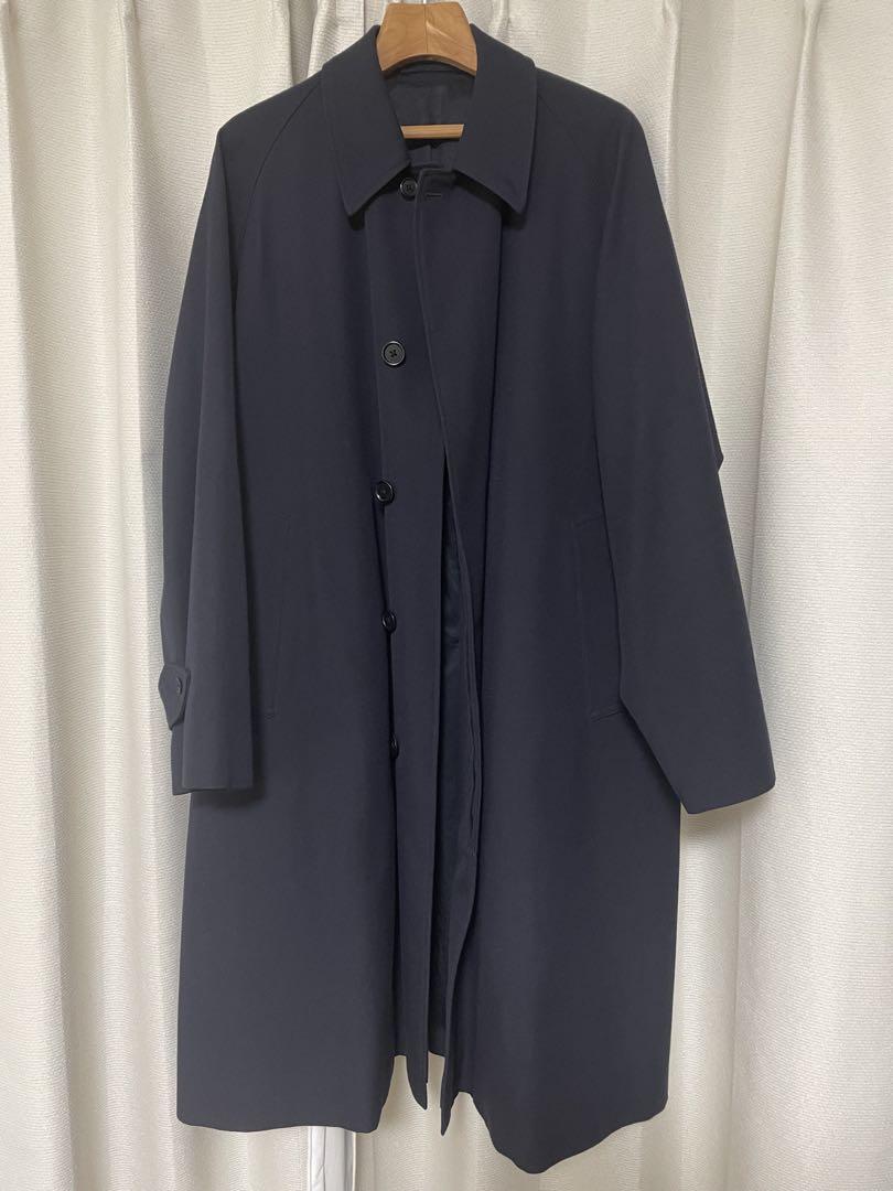 ジャケット・アウター KAPTAN SUNSHINE walker coat ks23fco06 Kaptain Sunshine Walker Coat KS23FCO06 Navy Wool Cotton