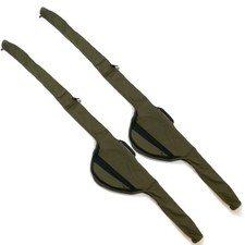 2 x NGT FISHING CARP SINGLE ROD + REEL SLEEVES HOLDALLS FITS BIG PIT REELS 12ft