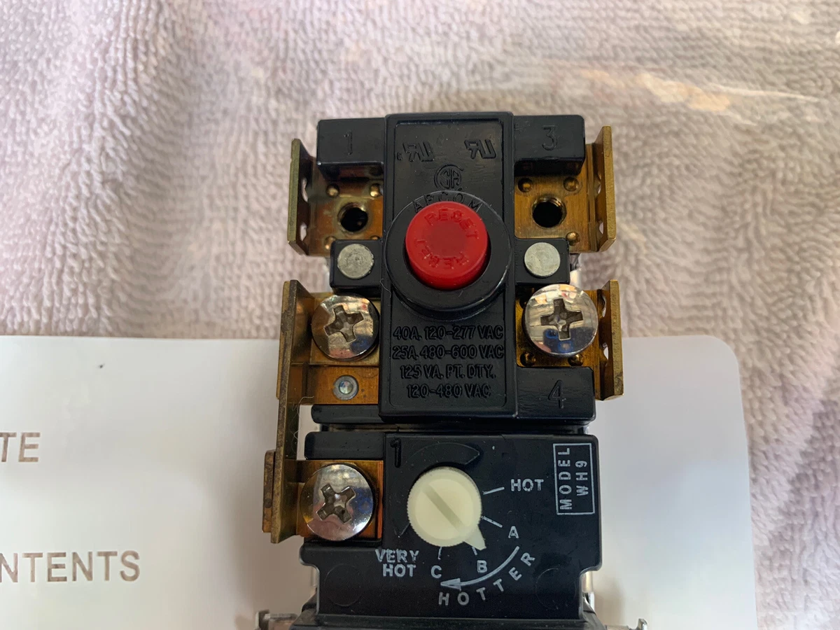 Single Element Water Heater Thermostat WH9 Apcom | eBay