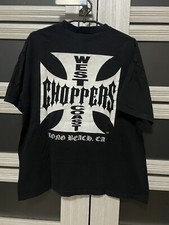 Vintage West Coast Choppers Big Logo Paul Walker Tee 1999 Mans Size XL