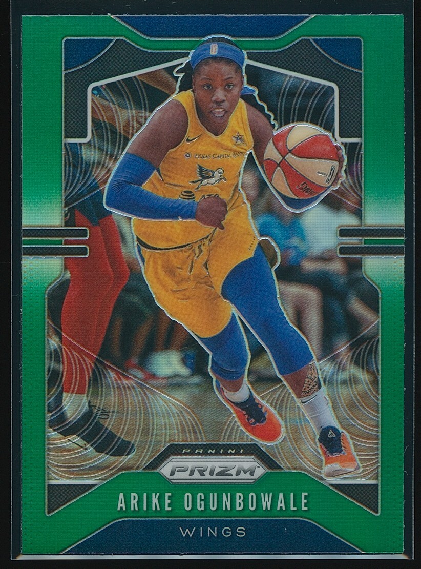 Arike Ogunbowale 2020 Panini Prizm WNBA Green Prizm #30