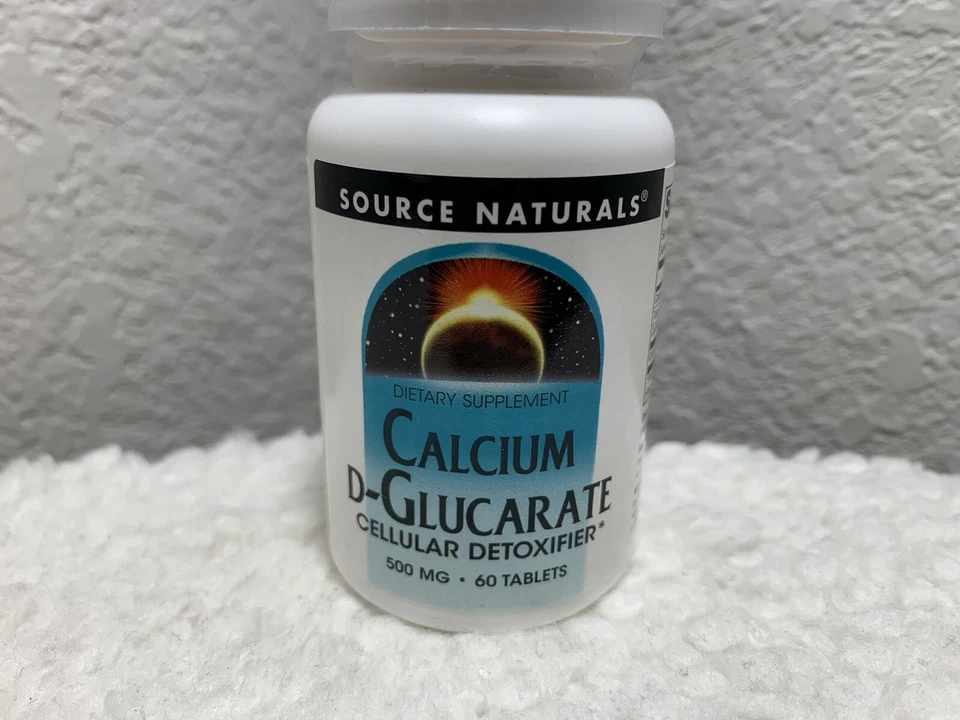 Source Naturals, Inc. D-glucarato de cálcio 60 comprimidos ~ Desintoxicante celular ~ - Imagem 2 de 4