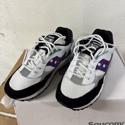 Saucony Shadow 6000 White Teal Purple Size #T3