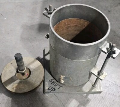 Soil Compaction Mold 6'' Inner Diameter, Standard Proctor Mold 9'' Depth Soiltest