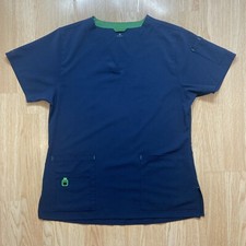 Carhartt Force Scrub Top Size M Navy Blue Men's 708
