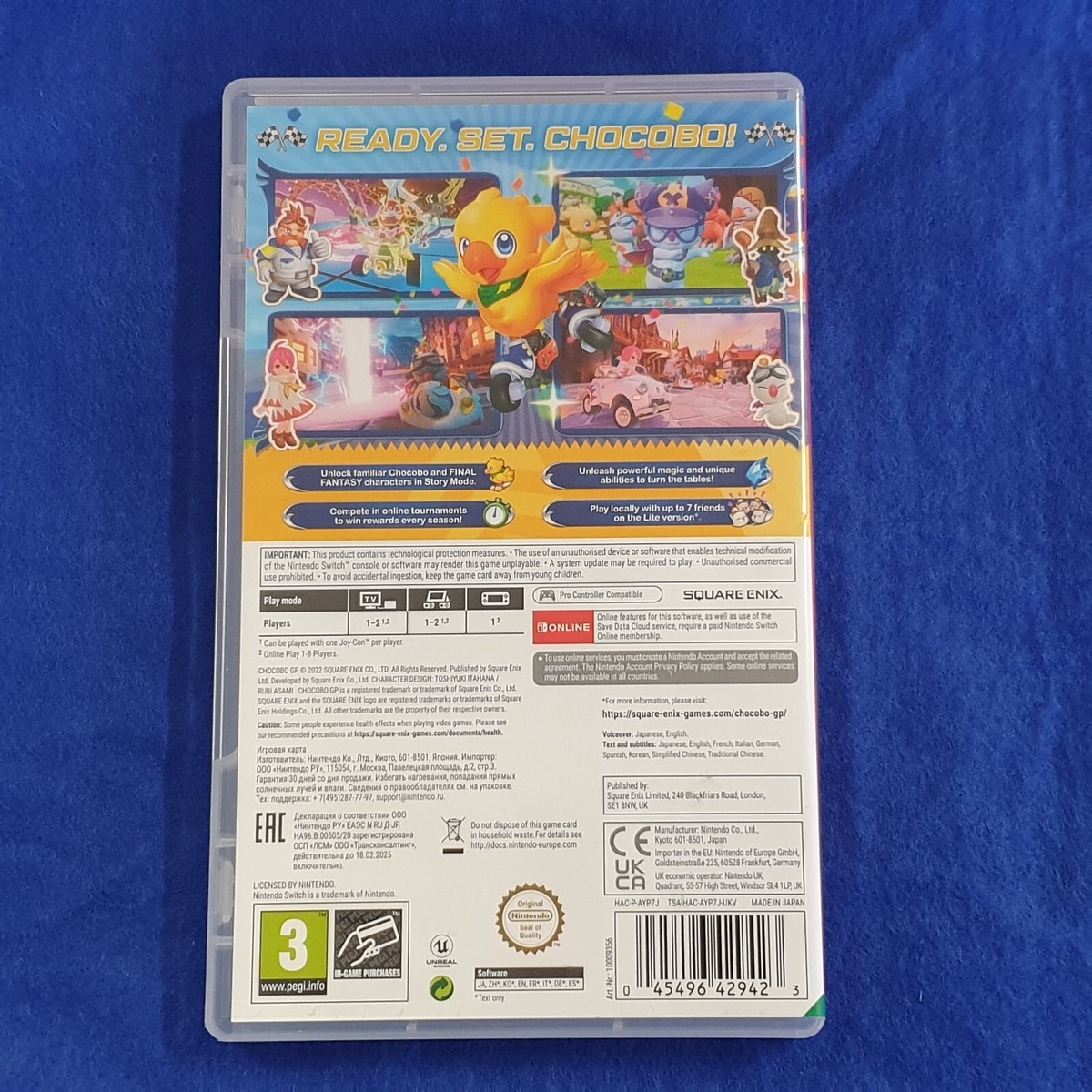 Nintendo Switch CHOCOBO GP (Works On US Consoles) Region Free | eBay