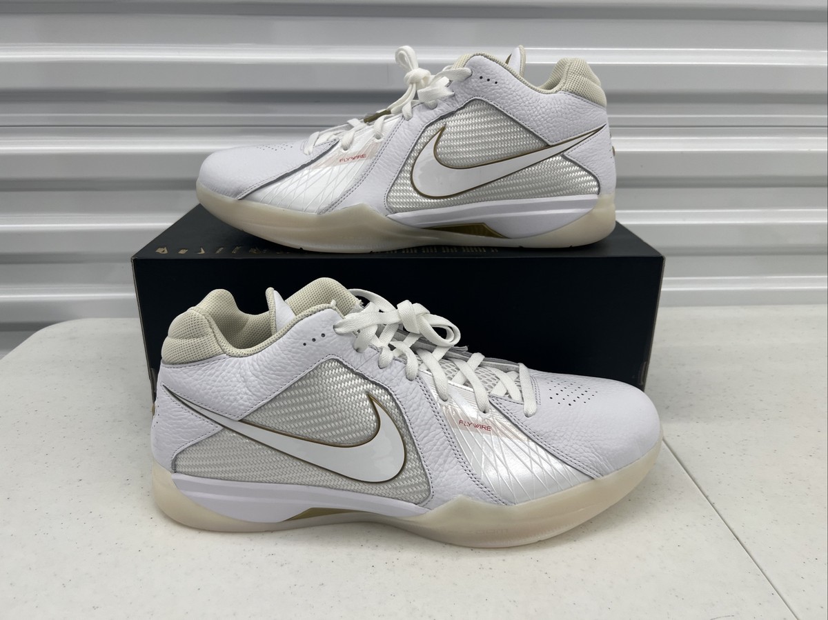 Nike Zoom KD 3 Summit White Metallic Gold DZ3009-100 Men display picture 1