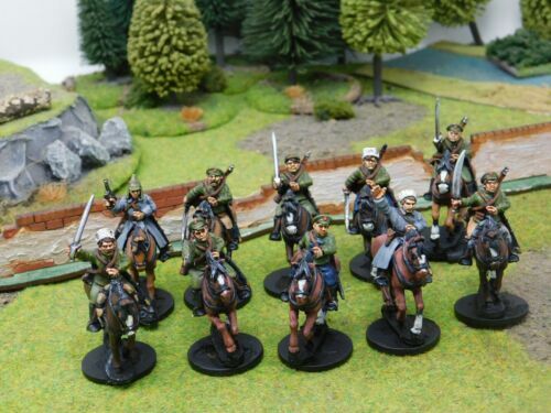 Figurines 28mm Napoléonien 1812 - Cosaques Russes De La Garde Impériale (Lieb Garde), 12 Figurines Non Peintes