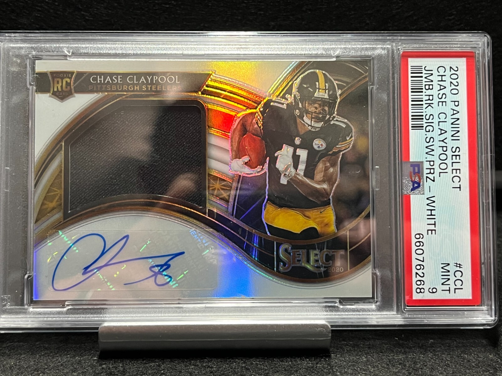 Chase Claypool Panini Select Rookie Signatures #CCL Base