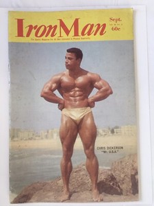 Iron Man Magazine Sept Vol 28 No 6 Chris Dickerson front Frank Richard back