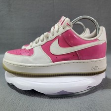Size 6Y GS Or Womens 8 - Nike Air Force 1 LE Low Vivid Pink White Sneakers