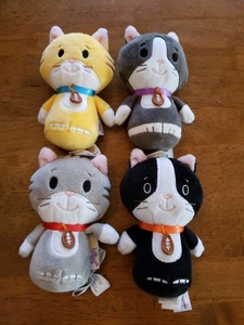 Set-of-4-HALLMARK-ITTY-BITTYS-2016-FOOTBALL-CATS