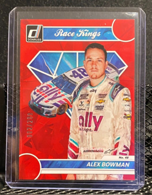Alex Bowman 2023 Race Kings Red # 002/299 - Card # 13     