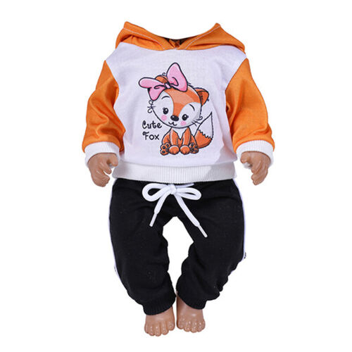 Doll Clothes Cartoon Dog Hoodies Trousers Baby Boy Doll Clothes - Photo 1/14