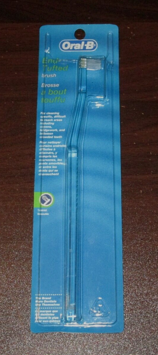 Oral B End Tufted Brush Toothbrush For Braces Bridges & Other Dental Work