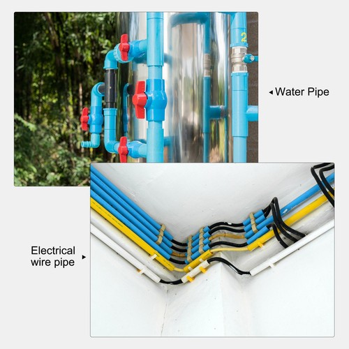 3Stk. PVC-Rohr 17mm ID x20mm OD 1,6ft starre Wasserleitung Abflussrohr Rot - Bild 5 von 5