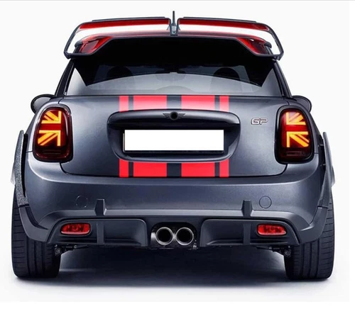 Bonnet Rear Racing Stripe Car Sticker Decal For MINI John Cooper Works F56 JCW - Bild 7 von 10
