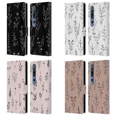 OFFICIAL ANIS ILLUSTRATION WILDFLOWERS LEATHER BOOK CASE FOR XIAOMI PHONES
