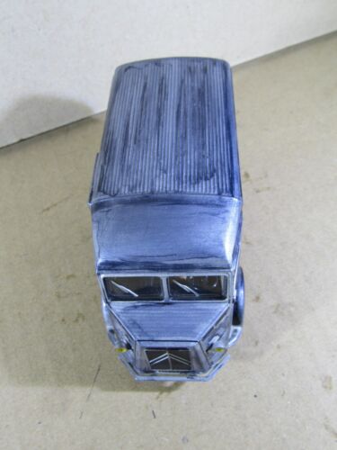 482W IXO Transformé Citroën Type H 1961 Gris Repeint + Figurine au Volant 1:43 - Picture 7 of 10