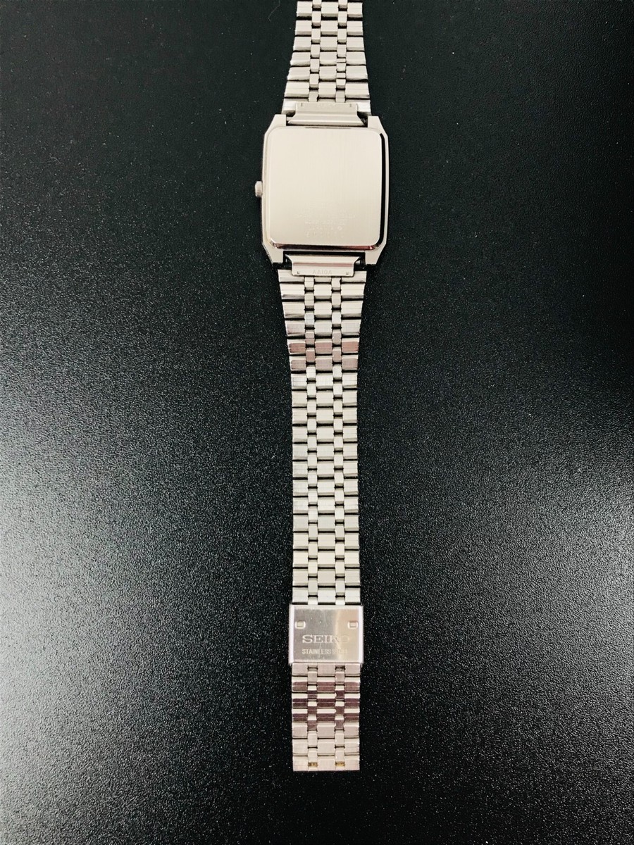 SEIKO WATCH MAJESTA 9063-5020 QUARTZ SILVER DAY DATE KANJI Dial