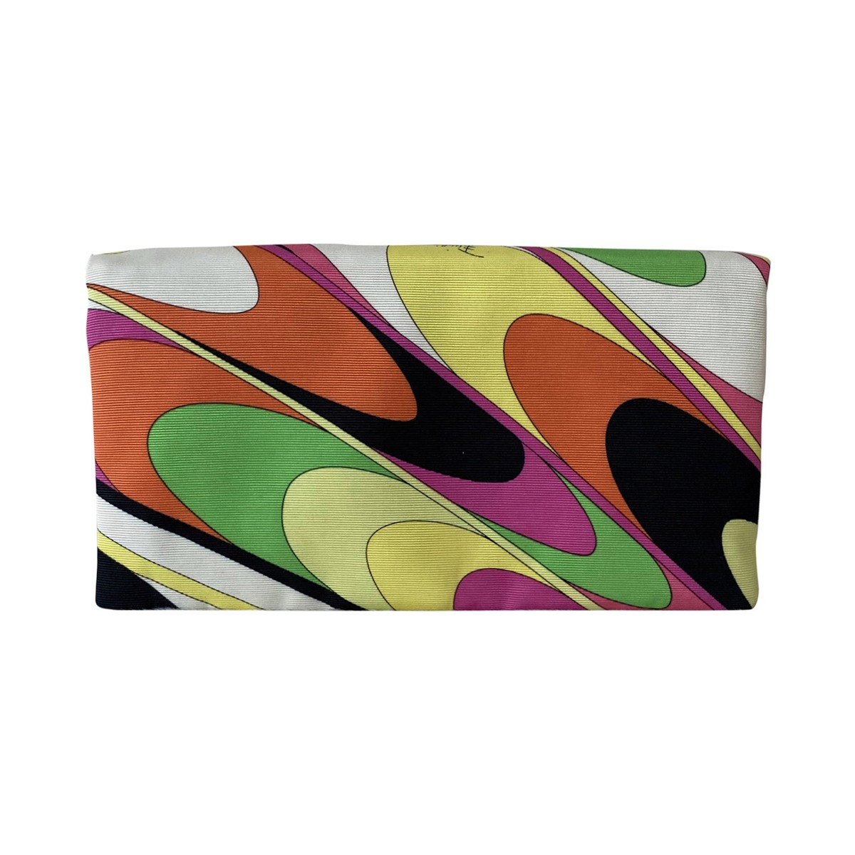 Emilio Pucci Foldover Satin Clutch | eBay