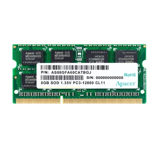 Apacer 8GB RAM DV. 08g2 K. Kam - 第 1/1 張圖片