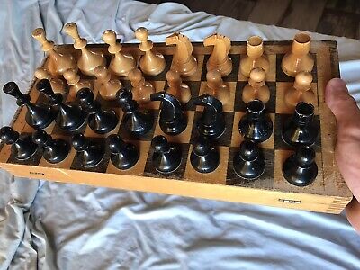 Botvinnik Set Antique Soviet Chess Set Old Russian Vintage 