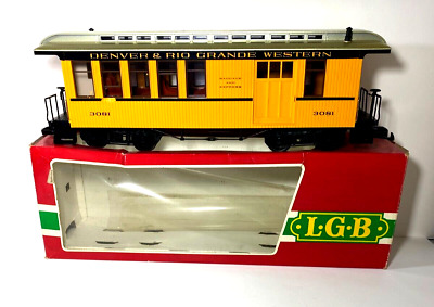 LGB 3080 D&RGW Denver & Rio Grande Western Coach Passenger LGB 3080 D&RGW Denver & Rio Grande Western Coach Passenger