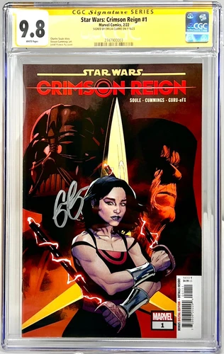 CGC Signature Series Graded 9.8 Star Wars: Crimson Reign #1 Emilia Clarke Auto
