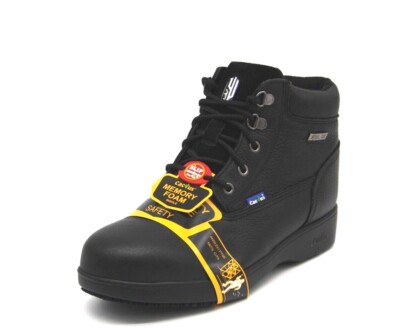 CACTUS FOOTWEAR WORK BOOT LS60S BLACK SLIP RESISTANT STEEL TOE WOMEN'S 