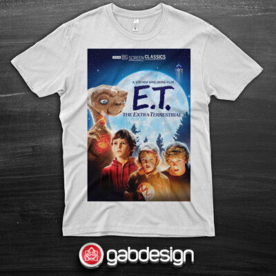 T-Shirt E.T. Spielberg Extra Terrestr Film - 100% Baumwolle
