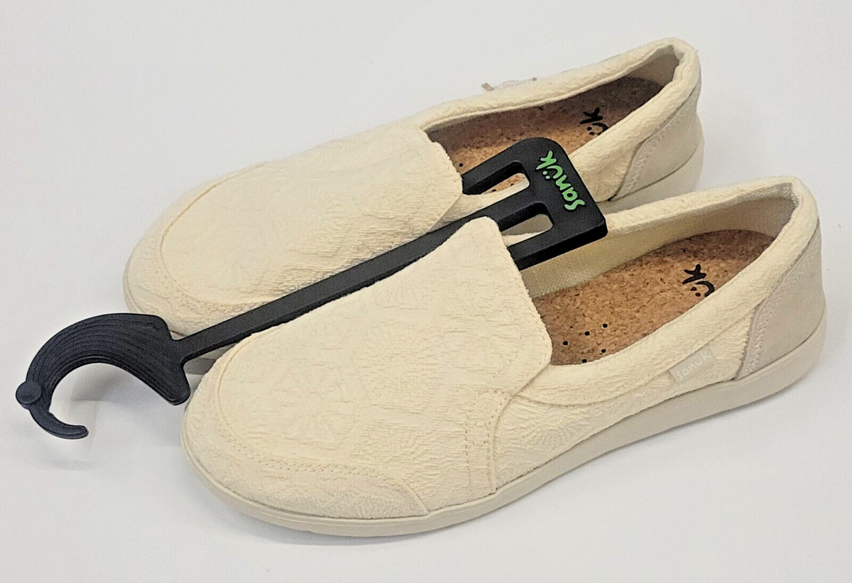 Sanuk Womens Hangout Lite Hex White 9 | eBay
