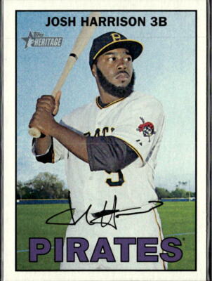 2016 Topps Heritage Josh Harrison Pittsburgh Pirates #256  4 Card Lot