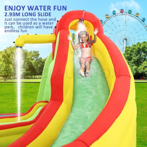 Inflatable Water Park 7 In 1 Outdoor Playground Jumping Pool Water Slide Splash - Picture 8 of 12